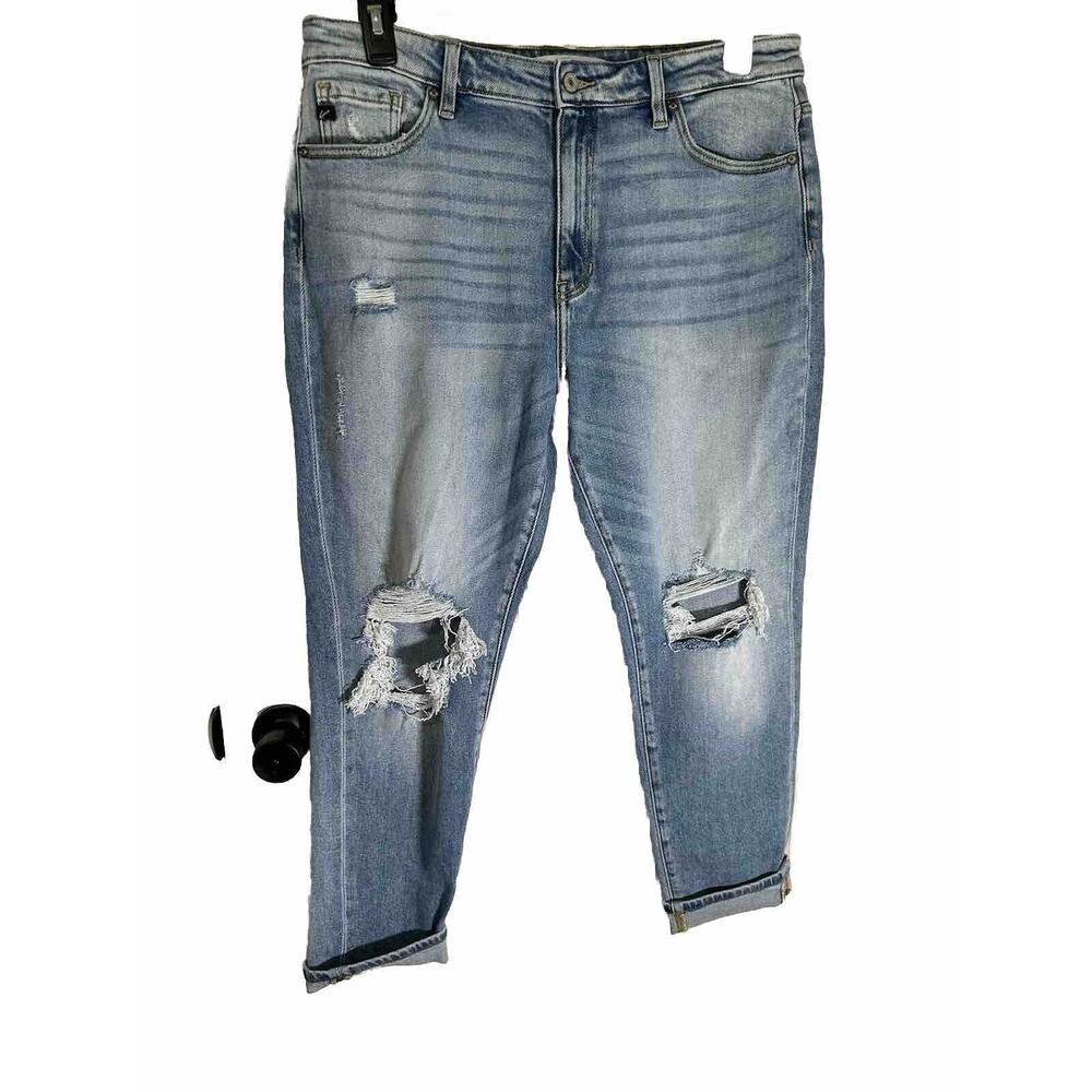 Kancan Estilo Womens Distressed Capris Cuffed Size 15/31 Cut 37987